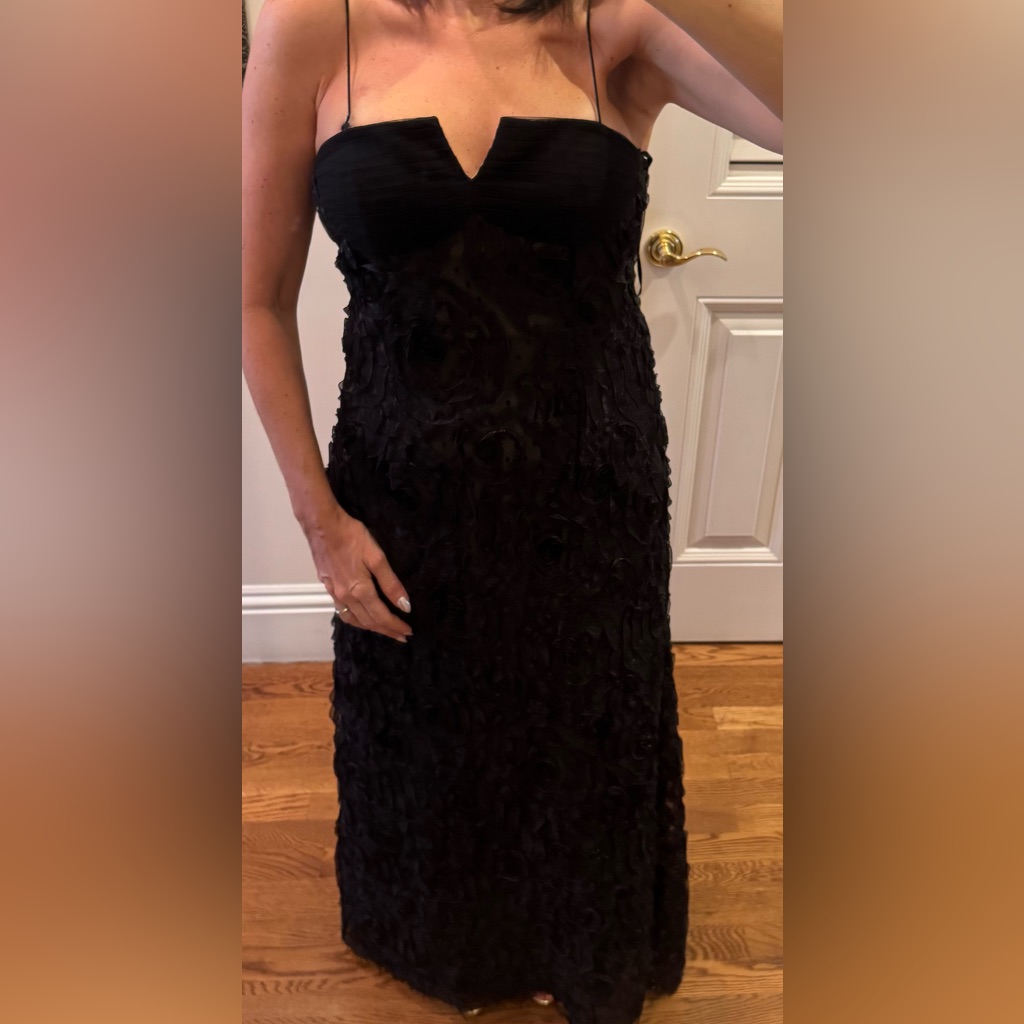 Chetta B Black Evening Dress Size 8